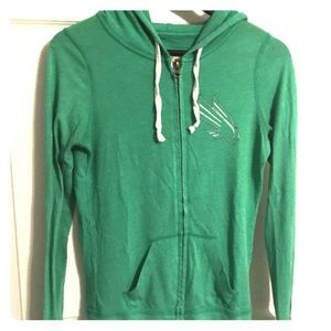 University of North Texas Lightweight Zip Hoodie
